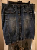 MS Mode denim rok - Maat 50, Kleding | Dames, Grote Maten, Blauw, Rok, Ophalen of Verzenden, Zo goed als nieuw