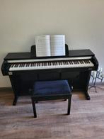 Mooie Steinford elektrische piano met verstelbare kruk,., Ophalen, Zwart, Zo goed als nieuw, Piano