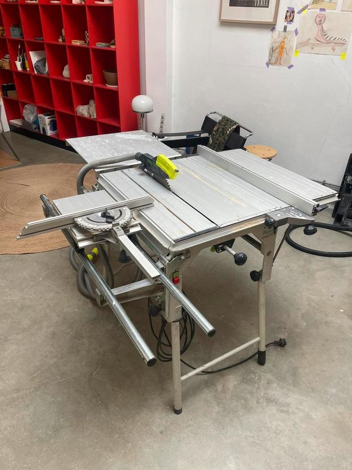 Festool CS 70 EB, Doe-het-zelf en Verbouw, Gereedschap | Zaagmachines, Gebruikt, Afkortzaag, 1200 watt of meer, 30 tot 70 mm, Ophalen