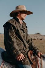 Cowboy lange dry-wax jas Driza-Bone XXL., Ophalen of Verzenden, Zo goed als nieuw, Overige maten, Zwart