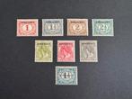 1913 Dienstzegels Armenwet NVPH nr D1-8 ongestempeld, Postzegels en Munten, Postzegels | Nederland, Verzenden, T/m 1940