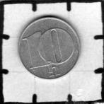 Munt Tsjechoslowakije 10 haleru 1991, Postzegels en Munten, Munten | Europa | Niet-Euromunten, Losse munt, Overige landen, Verzenden