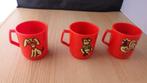 3 mooie kunststof bekers met afdruk van dieren, Ophalen of Verzenden, Overige typen