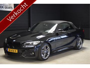 BMW 2 Serie Cabrio 220i M Sport Automaat Leder Groot Navi Cl beschikbaar voor biedingen