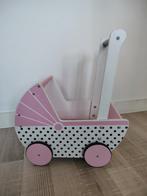 Poppenwagen hout, Ophalen, Gebruikt, Babypop