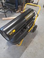 Hetelucht kanon (dieselheater), 100 liter of meer, Ophalen