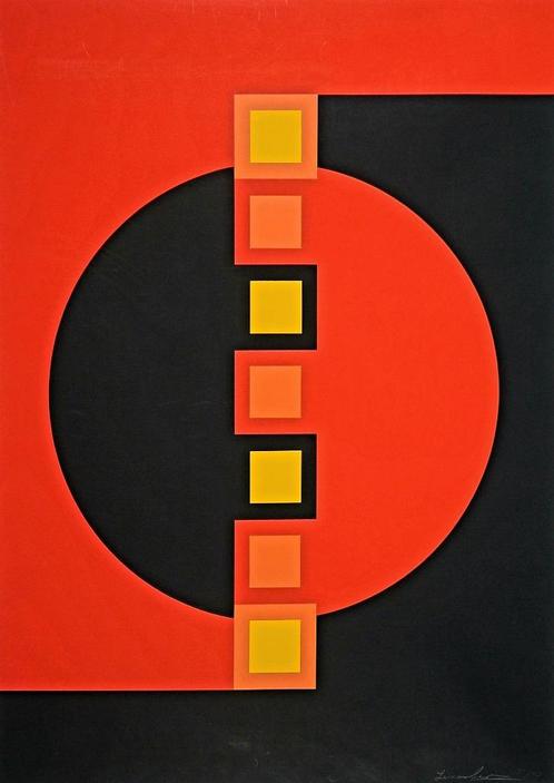 GEZOCHT: CYRIL LIXENBERG, Antiek en Kunst, Kunst | Schilderijen | Abstract, Ophalen