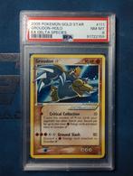 Groudon Gold Star PSA 8 EX Delta Species #111 Holo, Ophalen of Verzenden, Zo goed als nieuw