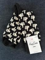 Nieuw Happy Socks Crew Combed Cotton Maat 41-46 Zwart/Wit, Sokken en Kniesokken, Zwart, Nieuw, Overige maten