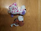 2x knuffel, hond en paard, Ophalen of Verzenden, Nieuw