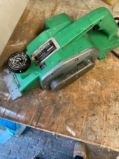 Hitachi schaafmachine, decoupeerzaag, lucht slagmoersleutel, Doe-het-zelf en Verbouw, Schaafmachines, Zo goed als nieuw, Ophalen of Verzenden