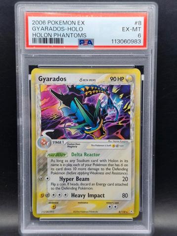 Gyarados holo holon phantoms 2006 #8 psa 6 beschikbaar voor biedingen