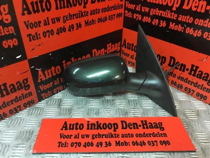 Opel Corsa ('00-'06) Buitenspiegel Rechts (Handmatig) GROEN, Auto-onderdelen, Spiegels, Opel, Gebruikt, Ophalen of Verzenden