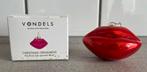 2 kerstballen rode lippen Vondels kus Mick Jagger, Diversen, Ophalen of Verzenden, Zo goed als nieuw