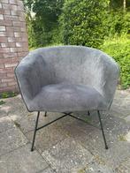 Grijze fauteuil - Stoel - lounge - Sofa, Huis en Inrichting, Ophalen, Zo goed als nieuw, Eén, Stof