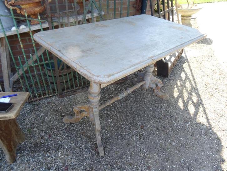 mooie antieke tafel met prachtig onderstel, Antiek en Kunst, Antiek | Meubels | Tafels, Ophalen