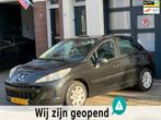 Peugeot 207 1.4 VTi X-line-1 jaar apk-airco-elek ramen, Auto's, Voorwielaandrijving, Zwart, Origineel Nederlands, Handgeschakeld