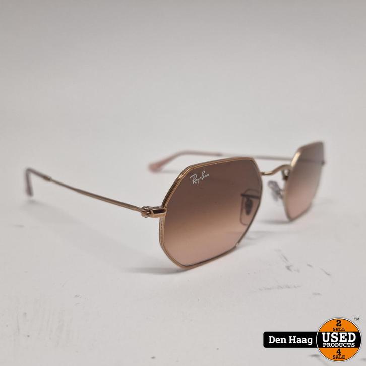 Rayban RB3556-N Octagonal Classic Brons/Koper | Nieuw, Sieraden, Tassen en Uiterlijk, Zonnebrillen en Brillen | Heren, Nieuw