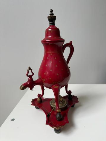 Vintage koffiepot met rechaud – C. Kurz & Co Holland beschikbaar voor biedingen