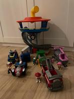 Paw patrol uitkijktoren + auto’s en figuren, Kinderen en Baby's, Speelgoed | Actiefiguren, Ophalen, Zo goed als nieuw