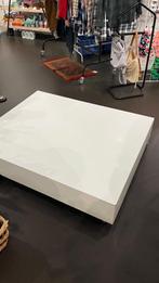 Witte winkel display verrijdbare unit blok kubus tafel, Ophalen, Overige materialen, Gebruikt, 100 tot 150 cm