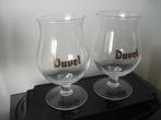 2 bijzondere Duvel glazen gouden letters nieuw en ongebruikt, Ophalen of Verzenden, Nieuw, Glas of Glazen, Duvel