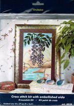 Cado sale orchidea voorbedrukt borduurpakket  bloemen  8038, Hobby en Vrije tijd, Borduren en Borduurmachines, Ophalen of Verzenden