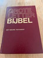 Grote GROOT Letter Bijbel - Nieuwe Testament, Boeken, Ophalen of Verzenden, Gelezen, Christendom | Katholiek