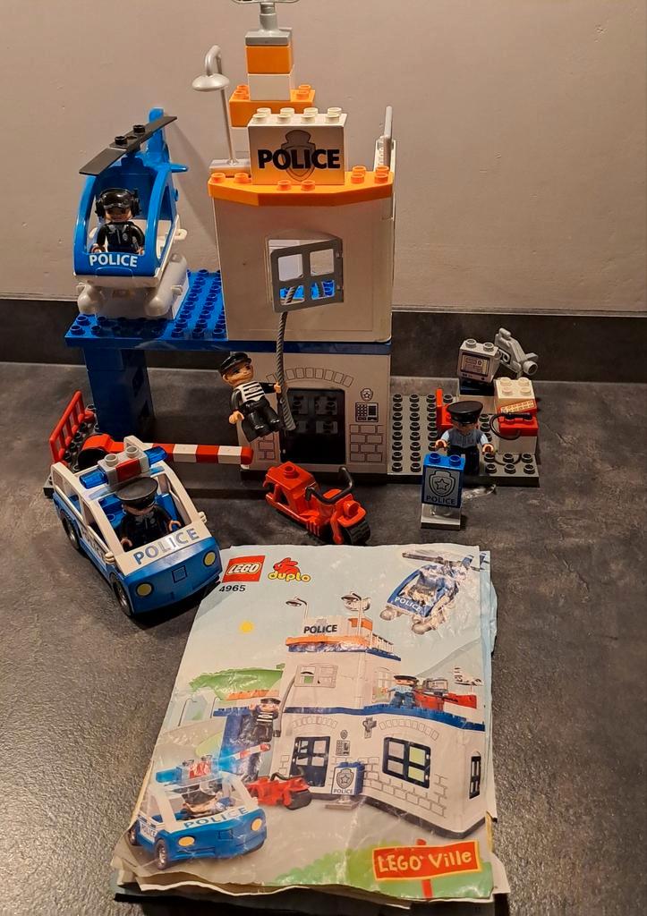 LEGO Duplo 4965 Politiebureau met voertuigen, Kinderen en Baby's, Speelgoed | Duplo en Lego, Gebruikt, Duplo, Losse stenen, Ophalen of Verzenden