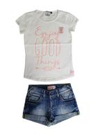 Mooi wit RETOUR JEANS shirt Kiara maat 10/140., Kinderen en Baby's, Kinderkleding | Maat 140, Zo goed als nieuw, Retour Jeans