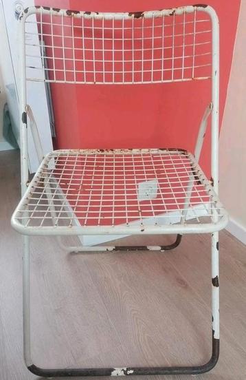 Ikea Ted Net/Rappen Klapstoel wit - Niels Gammelgaard beschikbaar voor biedingen