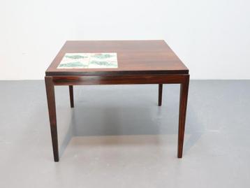 Vintage salontafel | Keramiek | Palissander | Denemarken  beschikbaar voor biedingen