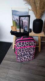Nieuw reiskoffer panterprint handbagage, Ophalen of Verzenden, Nieuw, Hard kunststof