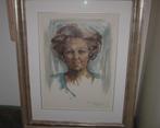 Getekend Portert Prinses Beatrix, Antiek en Kunst, Ophalen