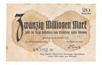 Duitsland 20 miljoen Mark 1923 Noodgeldbon Heidelberg
