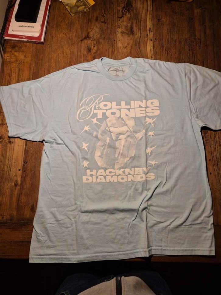 Rolling Stones Shirt XL - Hackney Diamonds, Kleding | Heren, T-shirts, Zo goed als nieuw, Maat 56/58 (XL), Overige kleuren, Ophalen of Verzenden