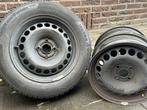 4 velgen en 2 winterbanden, Auto-onderdelen, Banden en Velgen, Ophalen, Gebruikt, 15 inch, Banden en Velgen