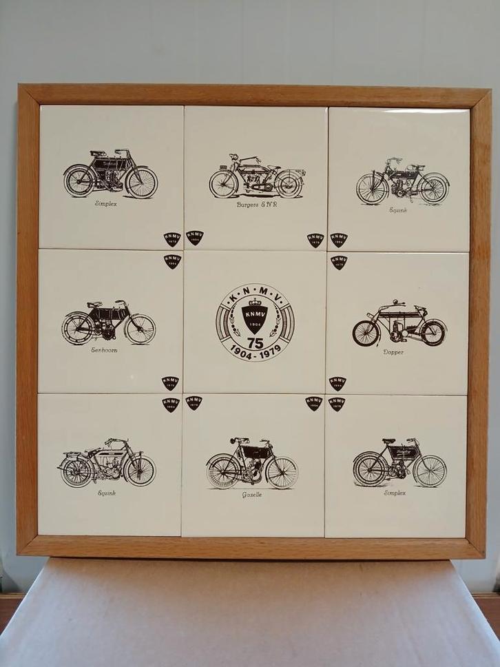 KNMV Tegelpaneel 75 Jaar Jubileum 1979, Antiek en Kunst, Antiek | Wandborden en Tegels, Ophalen of Verzenden