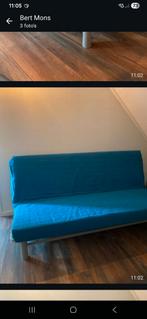 Ikea Slaapbank voor 2 personen - Blauw, Huis en Inrichting, Slaapkamer | Slaapbanken, Gebruikt, Blauw, Tweepersoons, Ophalen of Verzenden