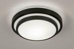 plafondlamp zwart wit badkamer keuken keuken toilet hal lamp, Minder dan 50 cm, Nieuw, Ophalen of Verzenden, Glas
