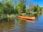 Canadese kano, uitvoering hout/epoxy., Watersport en Boten, Kano's, Ophalen, Zo goed als nieuw, Drie personen of meer