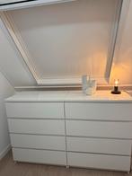 2x IKEA Malm ladekast wit, 80x100cm, Ophalen, Kunststof, 100 tot 150 cm, 50 tot 100 cm