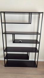 Vakkenkast industrieel zwart, Huis en Inrichting, Kasten | Wandmeubels, Ophalen, Gebruikt, 25 tot 50 cm, Minder dan 150 cm