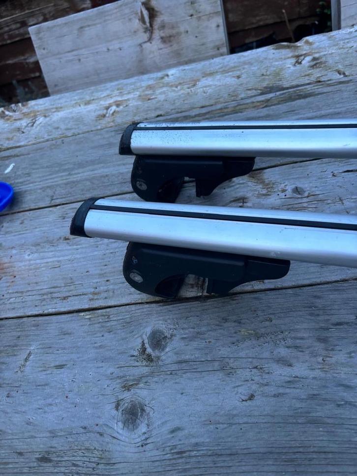 Menabo Dakdragers voor Open Rails - Max 90kg, Auto diversen, Dakdragers, Gebruikt, Ophalen