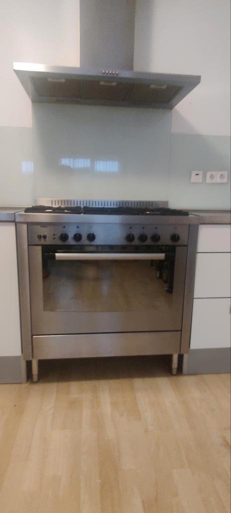 Bruynzeel Hoekkeuken met Siemens & Pelgrim Apparatuur, Witgoed en Apparatuur, Ovens, Gebruikt, Inbouw, Oven, 45 tot 60 cm, 60 cm of meer