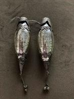 2 Oude Kerst Pegels met Belletjes, Ophalen of Verzenden, Gebruikt, Metaal, Minder dan 25 cm