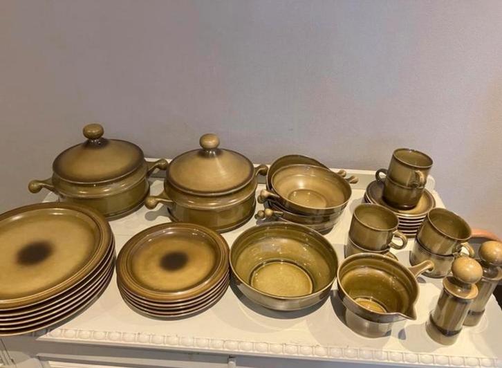 Vintage Goebel Olivia servies- 27 delig, Antiek en Kunst, Antiek | Servies compleet, Ophalen