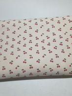 Ribstof stretch ecru kers (209), Ophalen of Verzenden, Nieuw, 30 tot 200 cm, 120 cm of meer