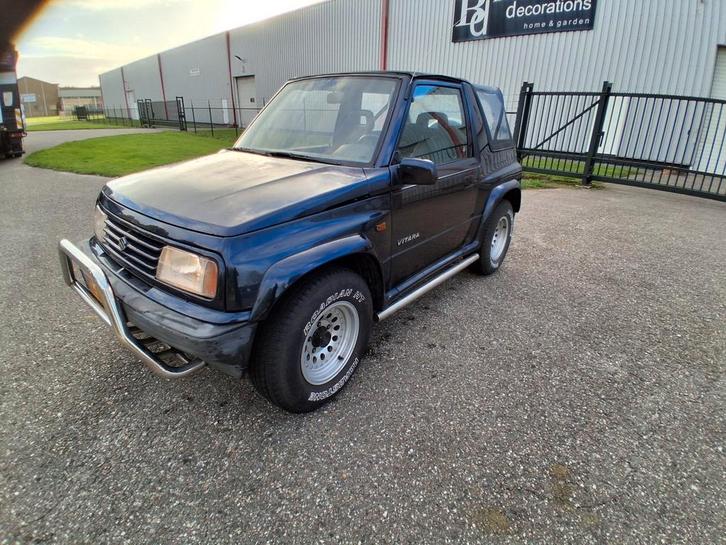 Suzuki vitara 1993 Blauw, Auto's, Suzuki, Particulier, Benzine, Cabriolet, Geïmporteerd, Blauw, Ophalen