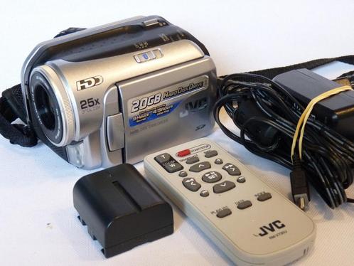 JVC GZ-MG20E Hard disk camcorder Everio, accu, oplader, 20GB, Audio, Tv en Foto, Videocamera's Digitaal, Zo goed als nieuw, Camera